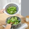 Силиконовая кухонная складная корзина для хранения, складной дуршлаг, сито для фруктов и овощей, кухонный фильтр для сушки, органайзер