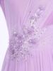 Women Applique Lyrical Contemporary Dancewear High-Low Mesh Splice Skirted Fancy Skating Costume Ballet Dresses Dancing Party