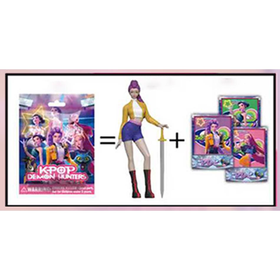 Anime Kpop Demon Hunters blind box Action Figure Set - Derpy Tiger Ranimeumi Mira Zoey Sussy Figurine Dolls for Fans Gift