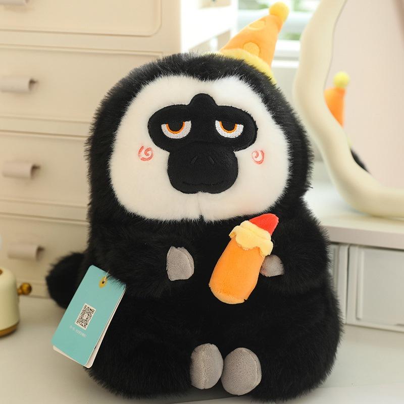Любовь Белолицая обезьяна Дуду плюшевая игрушка кукла милая обезьянка орнамент мультфильм мягкая кукла подарок на день рождения