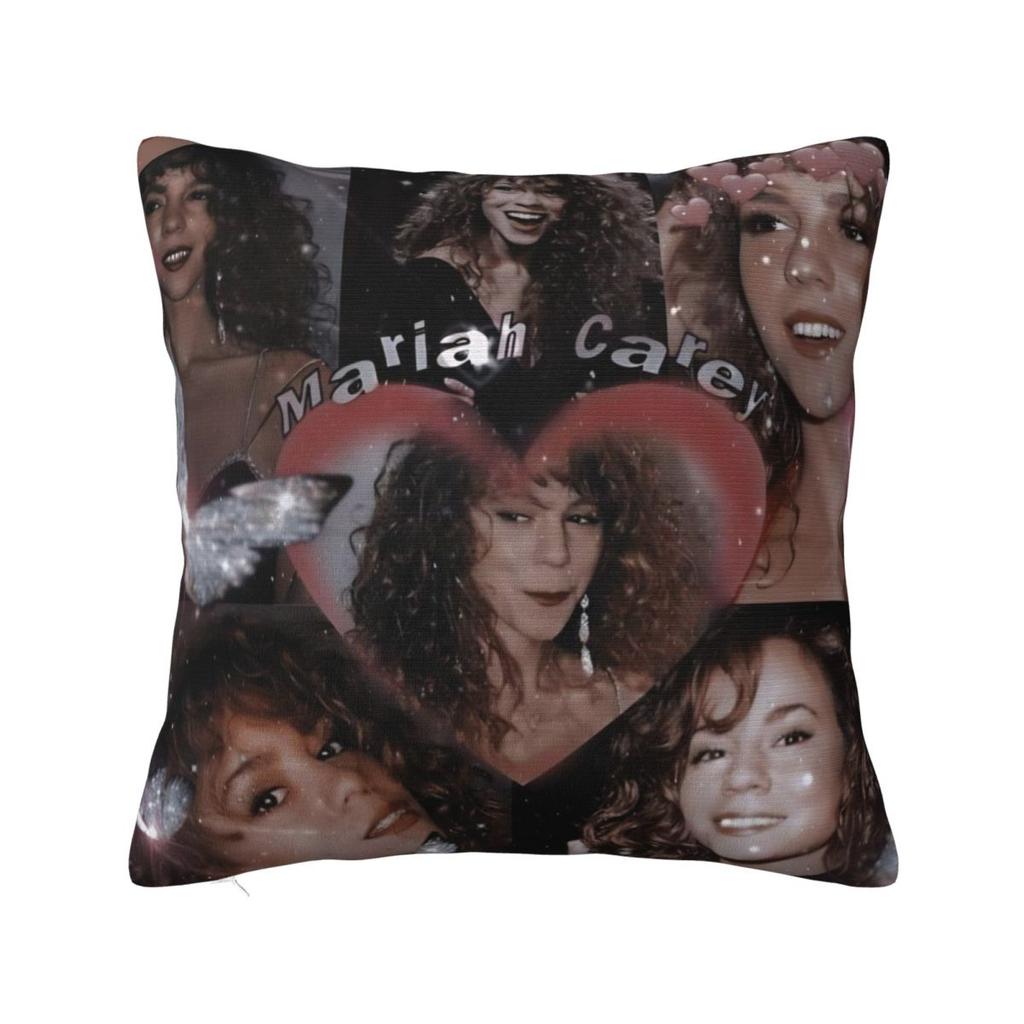 Mariah Carey American Singer Pillow Cover Cushion Cover Soft Graphic Pillow Case Novelty Pillowcases For Sofa Home Decorative