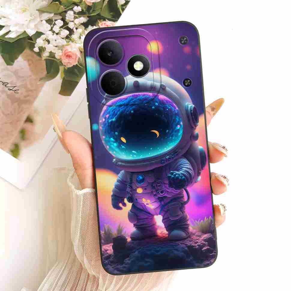 Мультяшный дизайн Кошка Для Realme Note 80 4G RMX5388 Чехол Силиконовая Задняя Крышка Для Realme Note80 4G 6.74" Ударопрочные Чехлы Для Телефона Capa