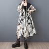 Short Sleeve Plus Size Mesh Vintage Floral Hooded Casual Loose Long Summer Trench Coat for Women Outerwear