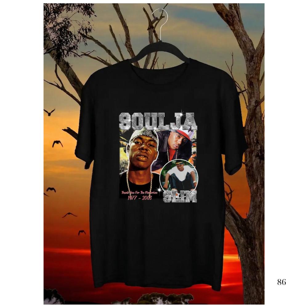 Soulja Slim Vintage Hip Hop TShirt Rap Graphic Tee Unisex S5XL Unisex T-Shirt