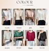 Breathable Silk Women's Round Neck Loose Solid Color Acetate Satin T-Shirt (2024 Spring/Summer Collection)