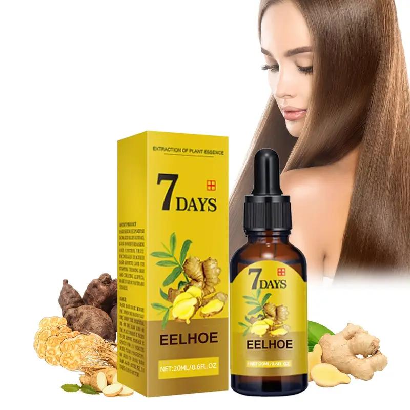 7 Days Ginger Hair Serum-20ml/0.6fl.oz Ginger Hair Essential Oil, Hair Care Essential Serum для мужчин и женщин, для массажа кожи головы и волос
