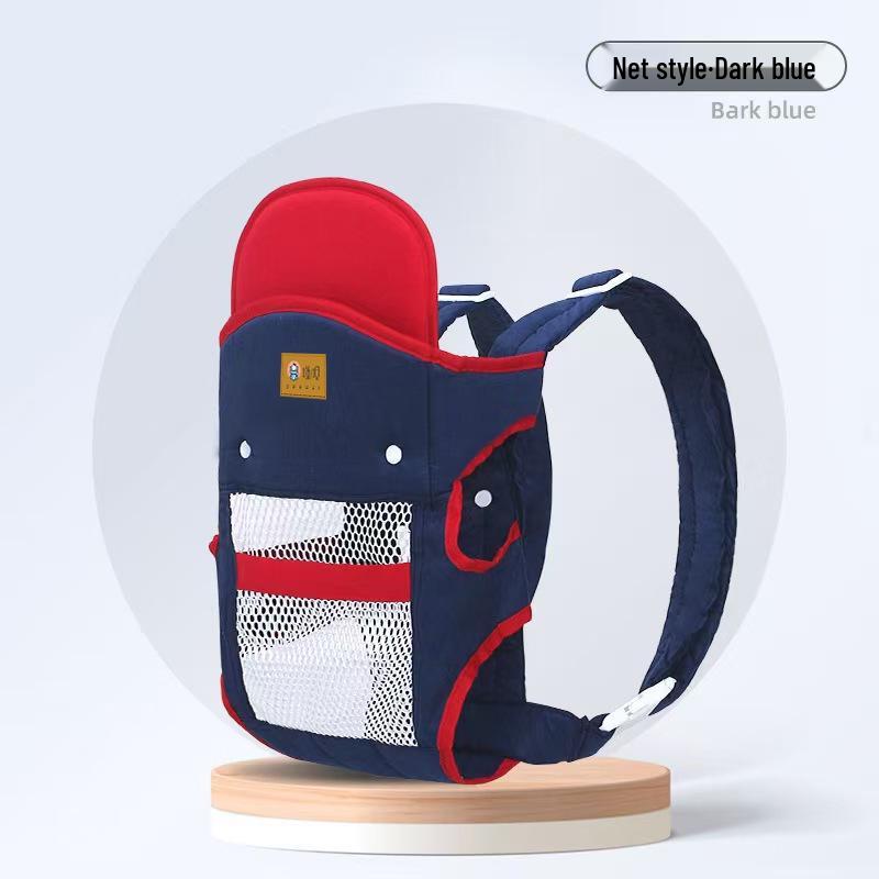 Всесезонный рюкзак-кенгуру для велопрогулок: Двойное горизонтальное и фронтальное/заднее использование, успокаивает ребенка для сна без помощи рук.