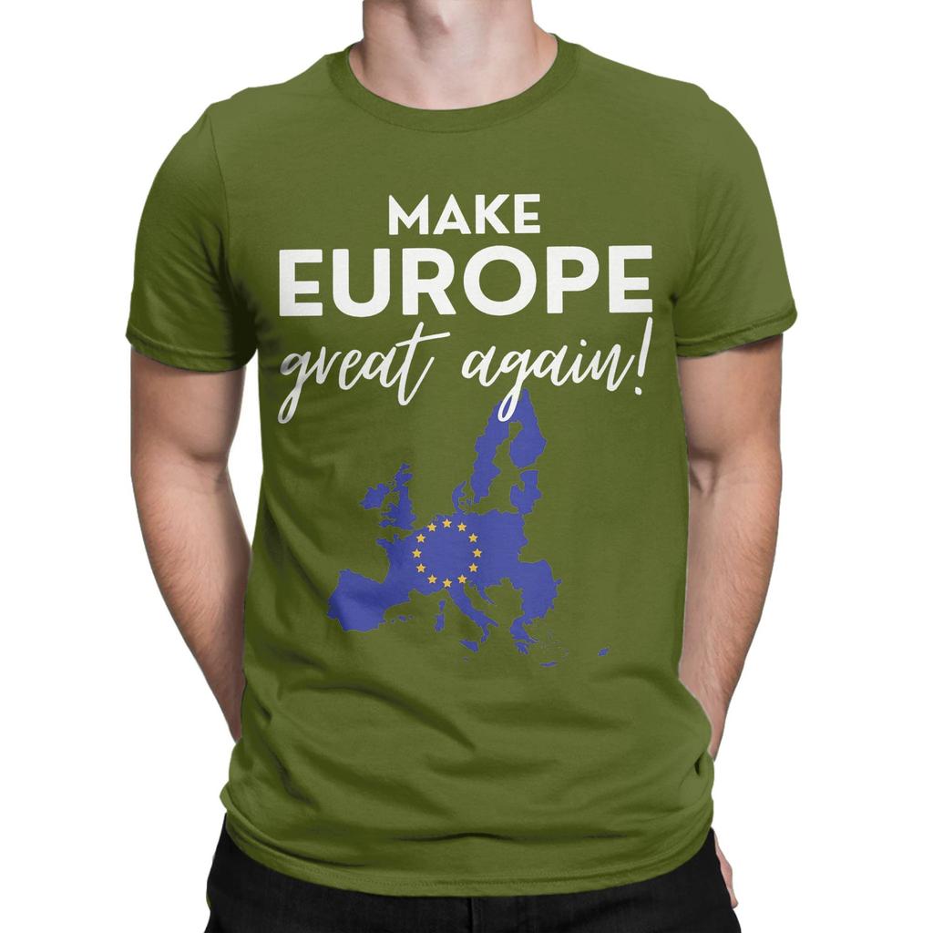 Новое поступление Make Europe Great Again футболка унисекс 100% хлопок футболка с коротким рукавом одежда
