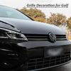 Глянцевая черная накладка на переднюю решетку для VW Golf 7 Rline 7.5 MK7, накладка на решетку бампера для Golf, декоративные аксессуары для решетки