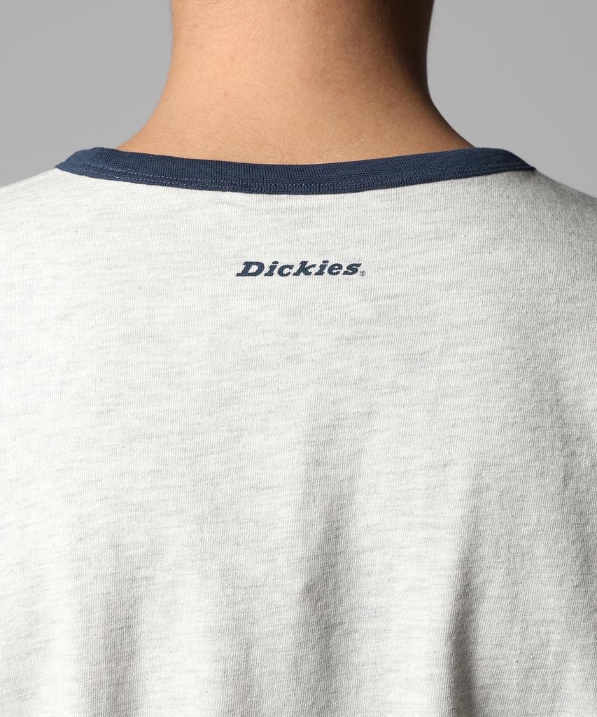 DICKIES Mono Logo Ringer T-Shirt Oatmeal
