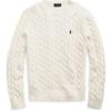 EastRogue Embroidered Round-neck Knitted Sweater, Warm for Autumn and Winter, Cable-knit Couple Pullover.