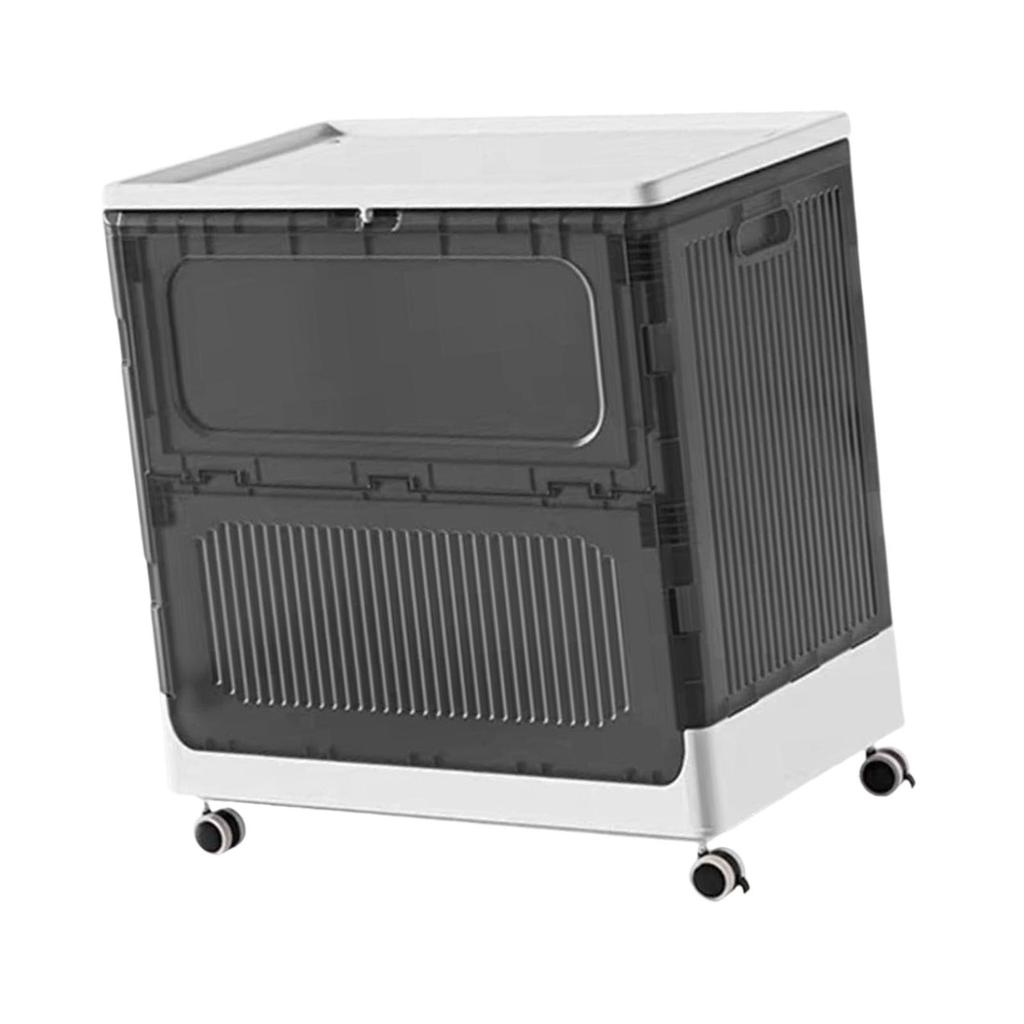 Laundry Basket Washing Cloth Bin Foldable Modern with Lid Decorative Dirty Clothes Organizer for Home Apartments Bathroom