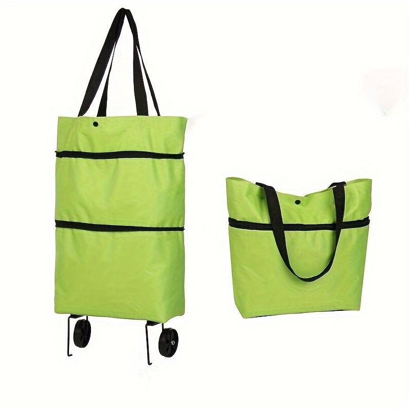 1pc Easy-Glide Wheeled Shopping Bag – Extra-Large, Foldable & Multipurpose – Versatile Carrier for Groceries & Goods On the Go