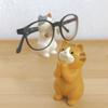 Fun Cats Shape Resin Glasses Holder Cute Cats Designs Eyewear Display Stand for Home Office Desk Decoration