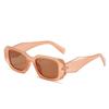 9 Colors Fashion Square Sunglasses Woman Brand Designer Personality Irregular Vintage Sun Glasses Female Travel Retro