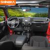 SHINEKA ABS украшение интерьера автомобиля, наклейки, полный комплект отделки, 2/4 дверные аксессуары для Jeep Wrangler JK JKU