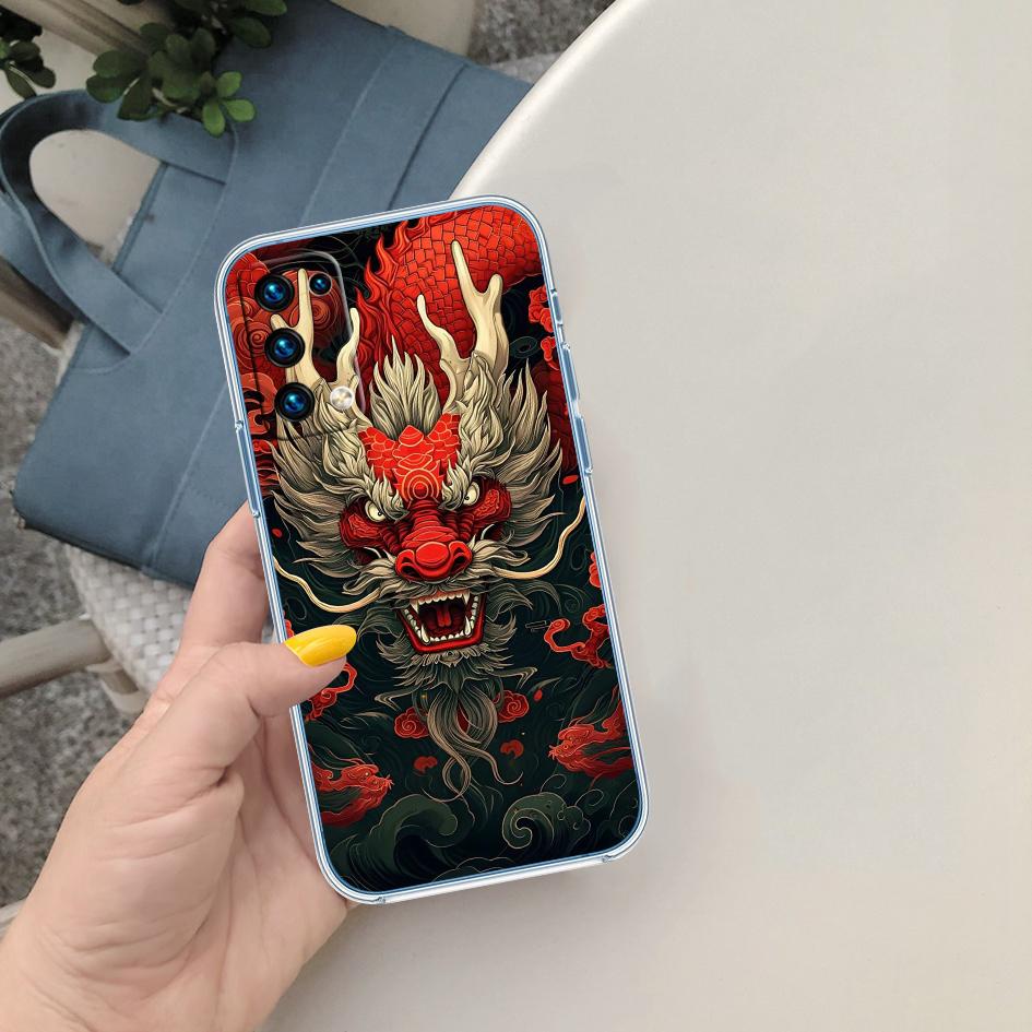 LO25 Chinese Dragon Phone Case for Motorola Moto Edge 20 30 40 50 S30 Fusion Ultra Pro Neo Lite + G200 G23