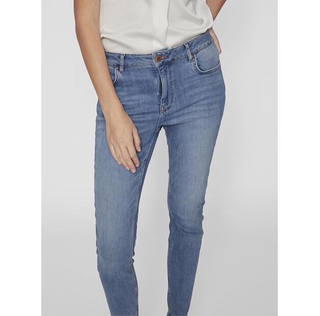 Джинсы Vila Sarah 14094341 синий Skinny Fit