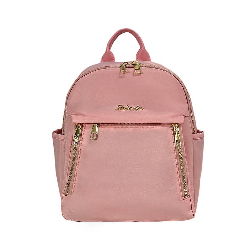 1PC Women Fashion Casual Daypacks Large Capacity Solid Color Backpacks Travel Double Shoulder Bag