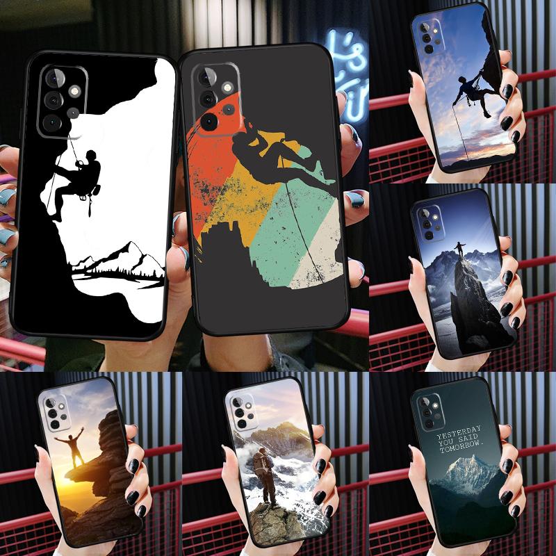 Mountain Climbing Cover For Samsung Galaxy A54 A52S A52 A32 A22 A12 A72 A33 A53 A73 A14 A70 A51 A71 Case