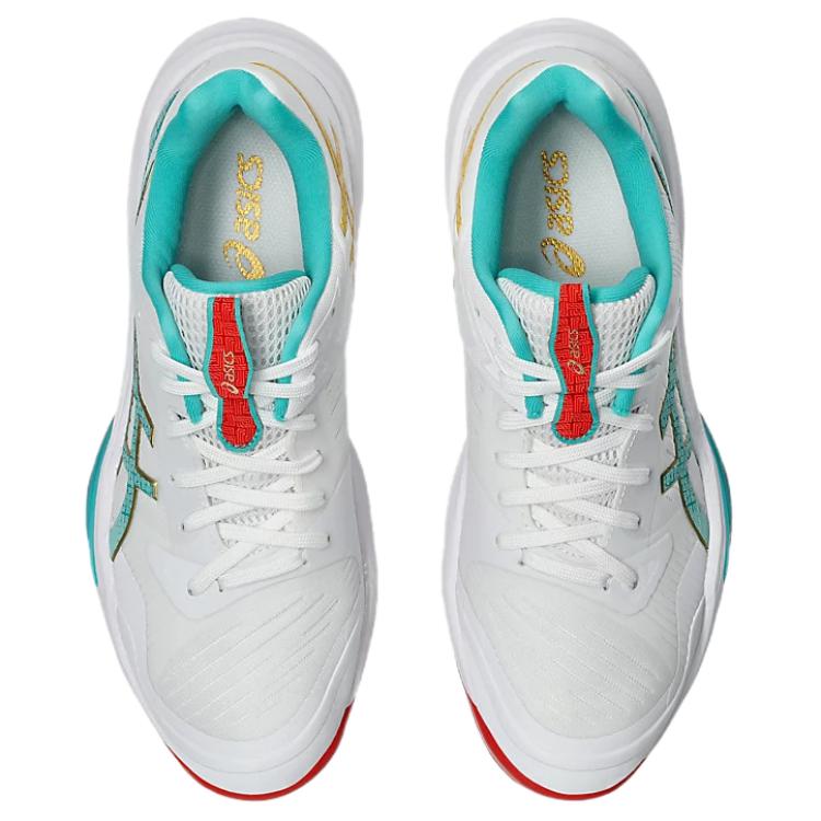 Asics Sky Elite FF 3 Износостойкая Поддержка Низкий верх Тренировочная обувь Женские Белые Синие Кроссовки 1052A088-960