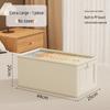 Large Oxford Cloth Visible Window Clothes Storage Box with Lid