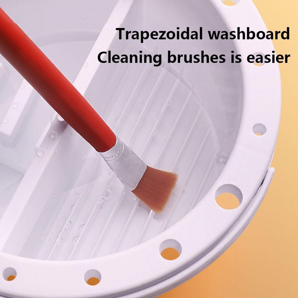 With Lid Paint Brush Washer Paint Brush Holder/Color Palette Paint Brush Cleaner  Students