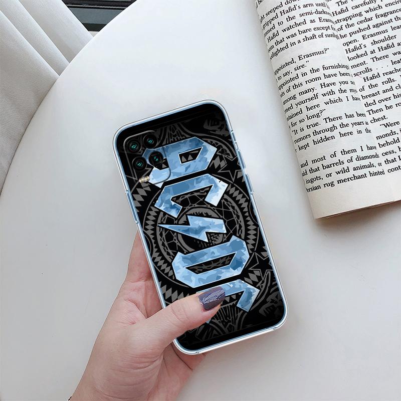 A-acdc Transparent Phone Case for Motorola Moto E13 E15 E20 E22 E22I E22S E30 E32 E40 E7 E7I G Plus Power Play Stylus G22 G14