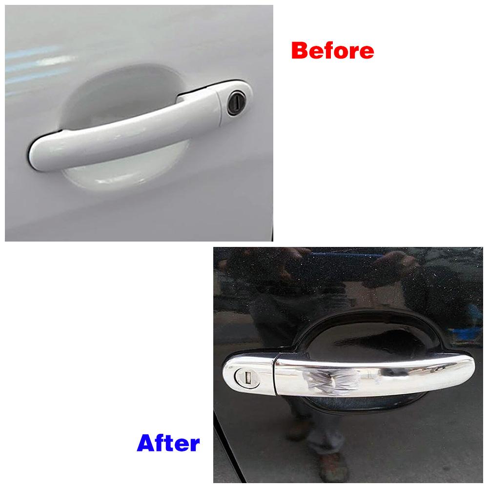 Для Seat Altea 2004-2016 гг. Изменение цвета углеродного волокна, хромированная накладка на дверную ручку, декоративная отделка, защитная наклейка