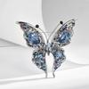 Rhinestone Butterfly Brooch Sparkly Exquisite Vintage Style Fashion Jewelry for Dinner Party Daily Outfit Anniversary Gift