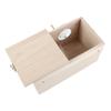 Wooden Bird Nest Wooden Bird House Parrot Breeding Box for Outdoor