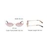 Miu Miu Gradient Design Oval Sunglasses Unisex sunglasses Gold SMUA54_EZVN_FE70O_C_051