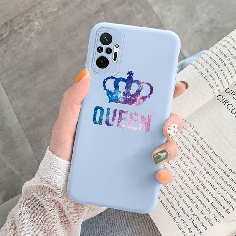 Чехол для Xiaomi Redmi Note 10 Pro, милое сердце, цветок, красивая планета, королева, король, силиконовая мягкая задняя крышка для Redmi Note10 10S 10Pro, чехлы 4G 5G