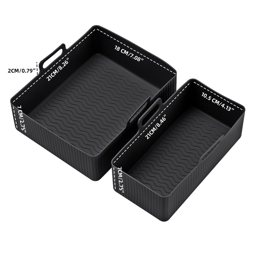 Силиконовый противень для аэрофритюрницы Корзина для выпечки Пицца Жареная курица Силиконовая корзина для аэрофритюрницы Многоразовые подставки для сковороды аэрофритюрницы Аксессуары