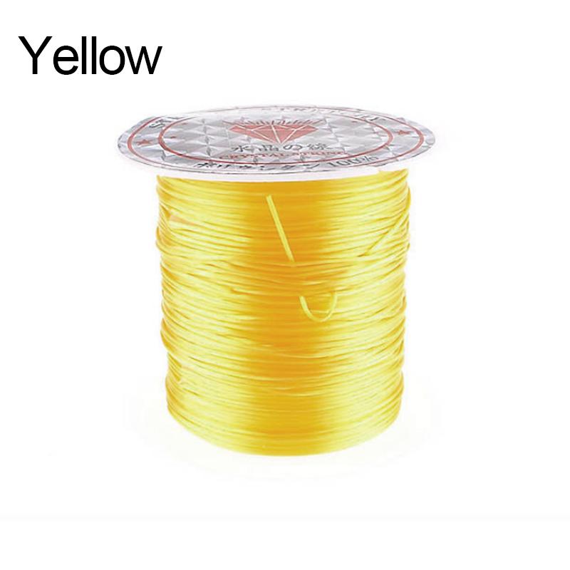 String Elastic Line Filament Transparent Elastic Beaded Elastic Thread DIY Beaded Elastic Thread Bracelet Line Flat Elastic Thread Accessories