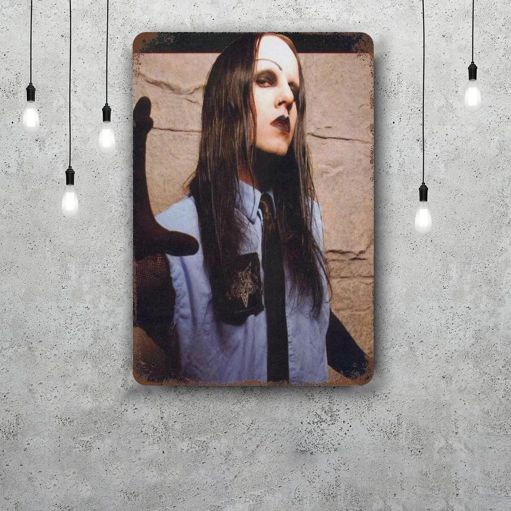 joey jordison Decor Poster Vintage Tin Sign Metal Sign Decorative Plaque for Pub Bar Man Cave Club Wall Decoration