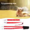 3 шт., набор для ухода за домашними животными с кольцом для ухода за домашними животными, многофункциональный регулируемый удлинительный ремень, веревка для ухода за домашними животными