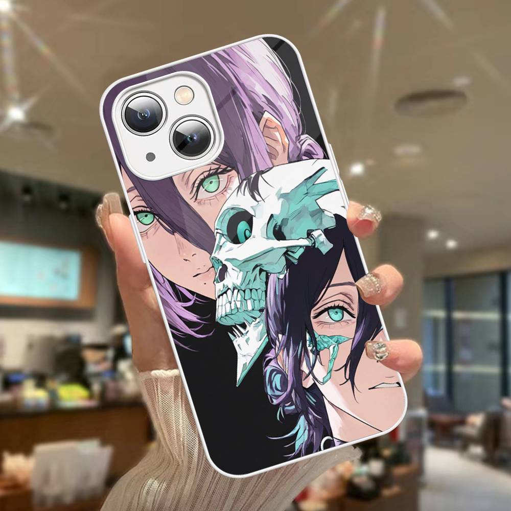 Человек-бензопила Фильм Арка Резе Для iPhone 14 13 12 Mini 11 Pro XS Max X XR 14 Plus Закаленное Стекло Чехол