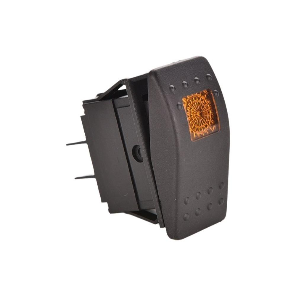 DPST Boat Rocker Switch 12V 20A Waterproof Rocker Switch Lamp Toggle Switch Button For Truck