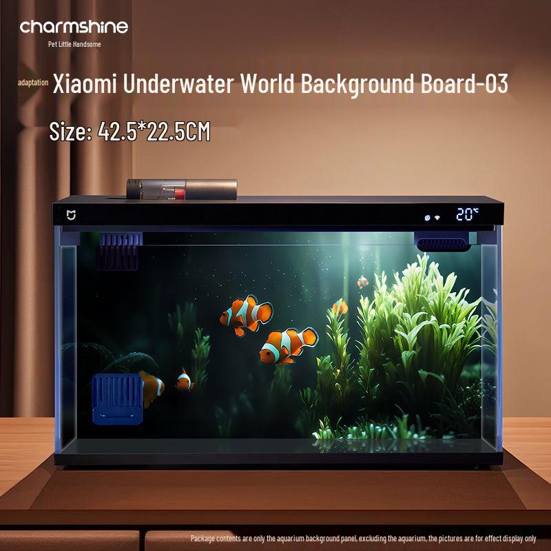 Акриловый фон для 3D-аквариума высокой четкости с мультяшными наклейками