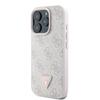 Etui Do Iphone 16 Pro Max Guess Leather 4G Triangle Różowy