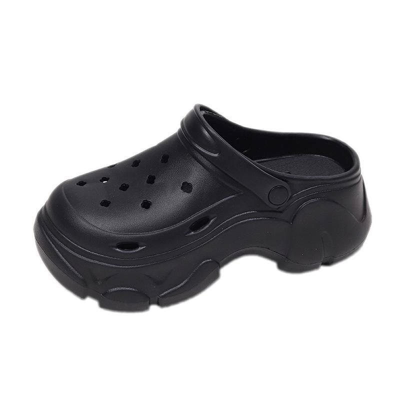 Women Sandals Hole Shoes Wedge Super High Heels Beach EVA Light Home Slippers