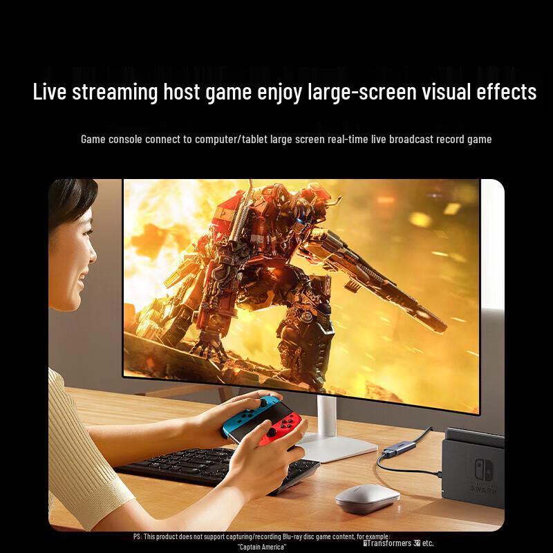 Ugreen Видеозахватная карта HDMI Type-C 2K