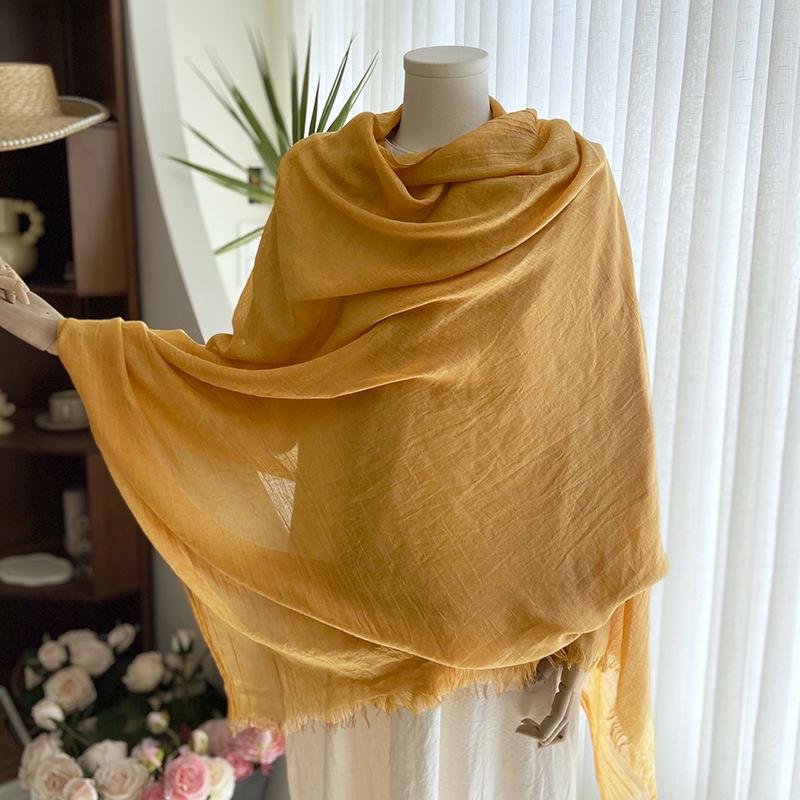 New Spring Summer Women Scarf Solid Casual Lady EMA