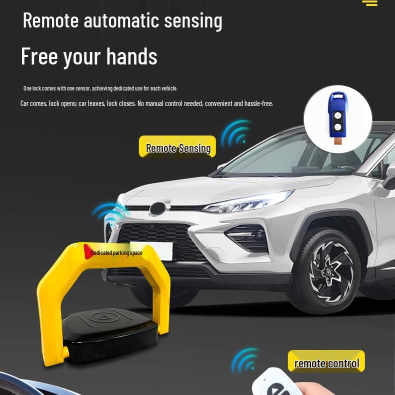Smart Bluetooth-Enabled Waterproof Parking Space Lock with Remote Control and Sensor