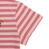 ONITSUKA TIGER Ws Ss Tee Удобная Простая Модная Универсальная Полосатая Футболка с Коротким Рукавом Женские Топы Розовая Светло-розовая 2182B391-700