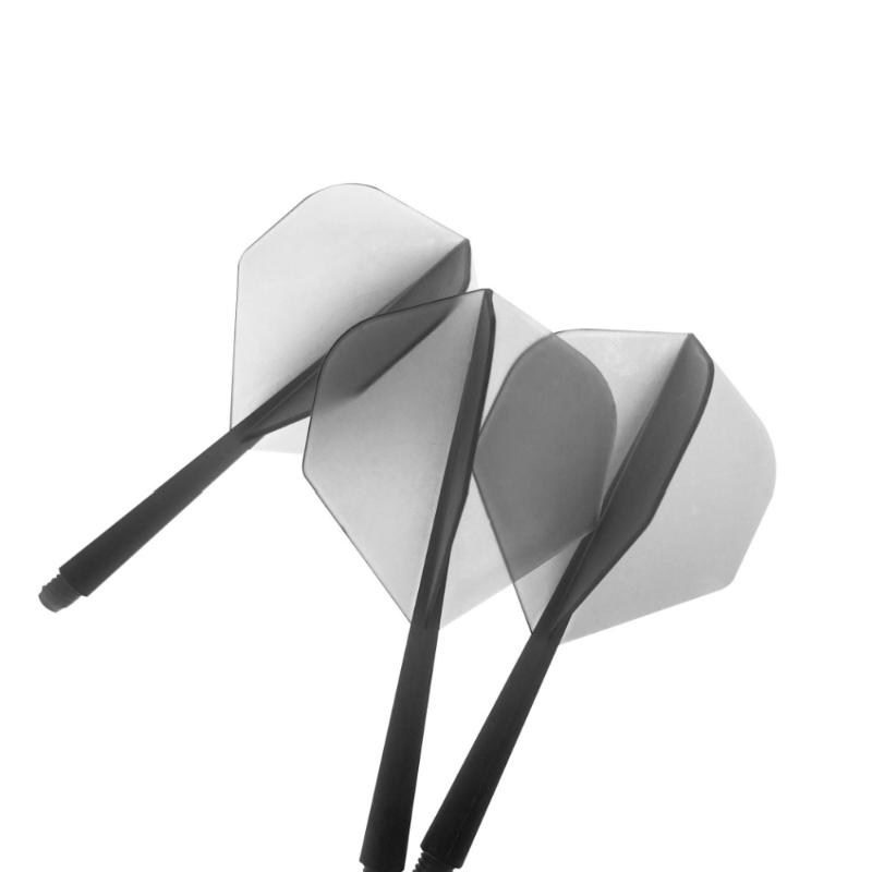 75% Transparent 2BA Darts 3Pcs Anti-Drop L-Shape Flight Lightweight Portable Darts for Friends Gathering Indoor Game