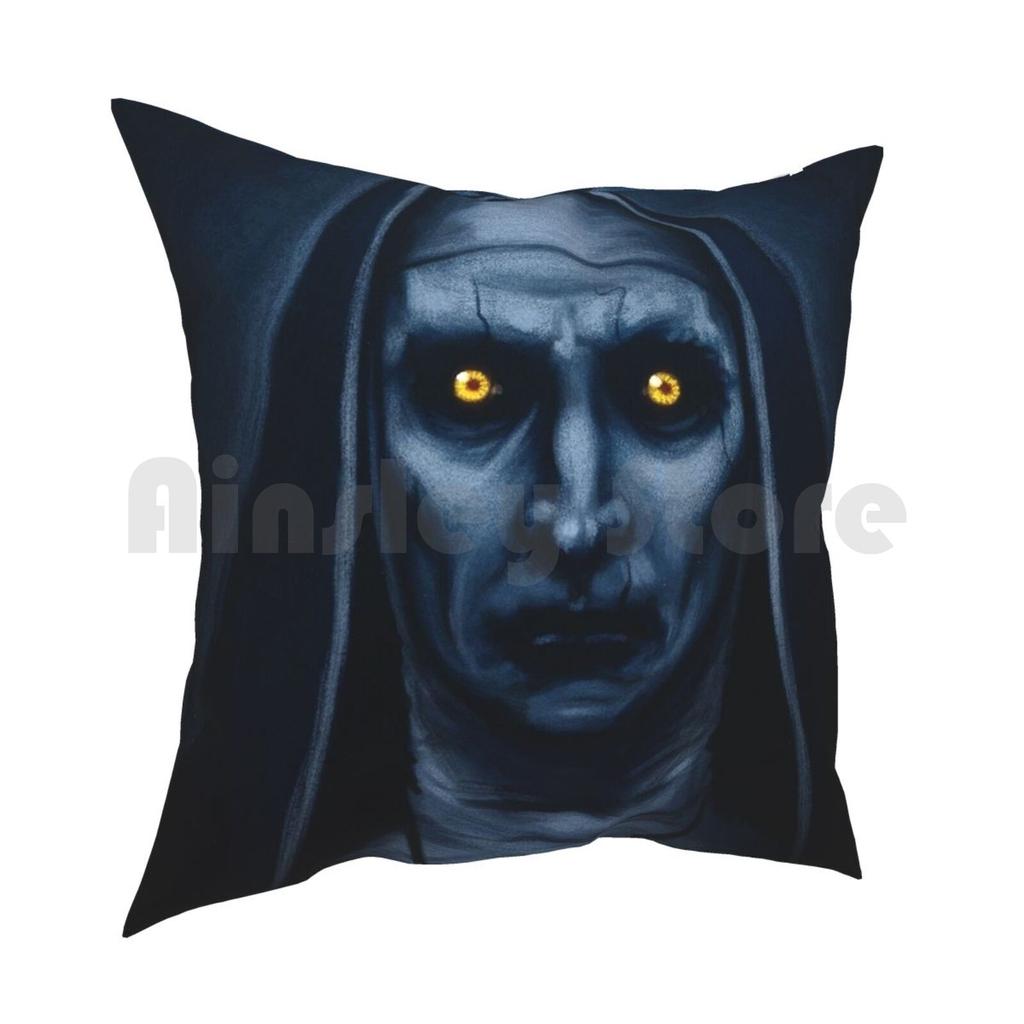 Valak Painting Pillow Case Printed Home Soft DIY Pillow Cover The Conjuring The Conjuring Valak Horror Demon The Warrens