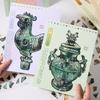 26 шт. Коллекция наклеек 'Реставрация культурных реликвий', Серия бронзовой посуды, Тематическая креативная DIY-сцена 'Культурная реликвия Китая'