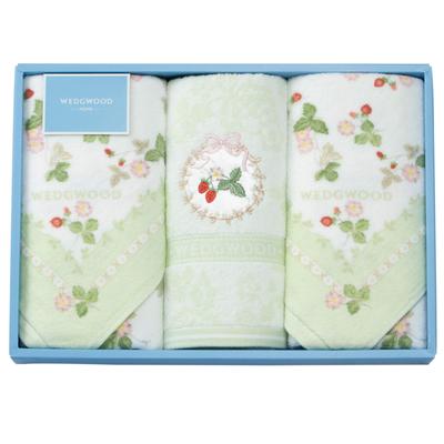 Полотенце nishikawa Подарочное полотенце для лица, 3 шт., хлопковое полотенце Wedgwood Wild Strawberry Brand, элегантное нежное тонкое полотенце, удобное для повседневного использования, сделано в Японии